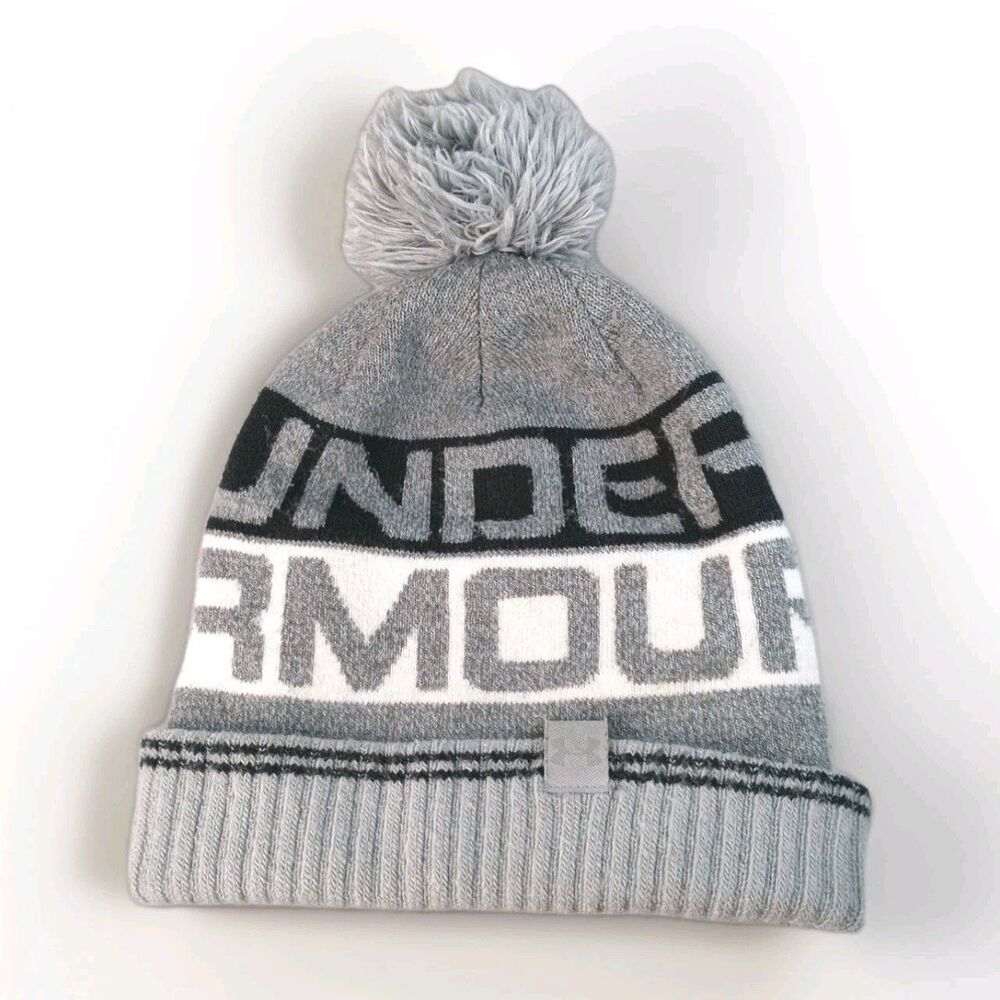 Under Armour Gray Beanie Winter Hat Unisex